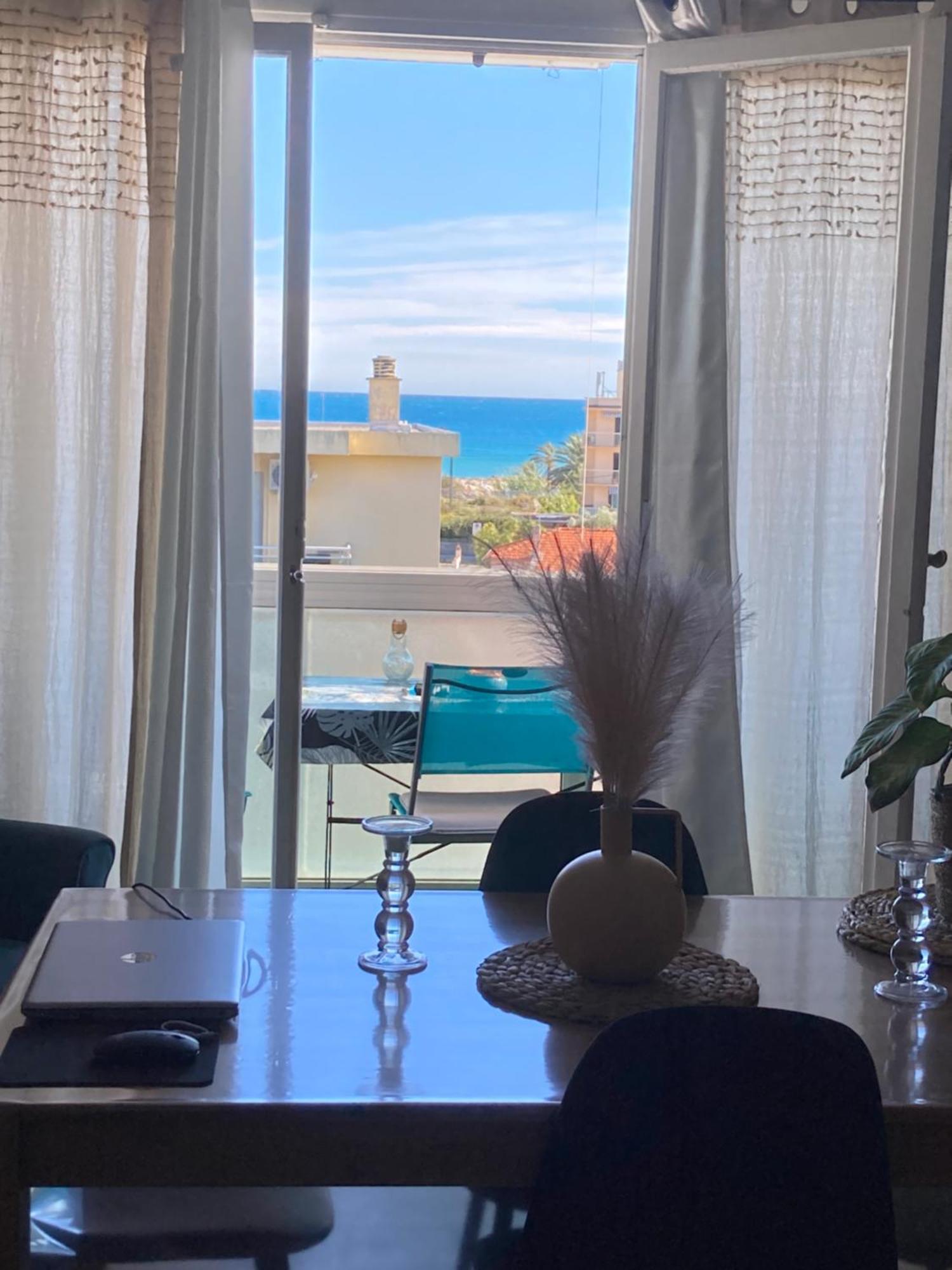 Appartement Vue Mer Acces Plage Antibes Exteriör bild