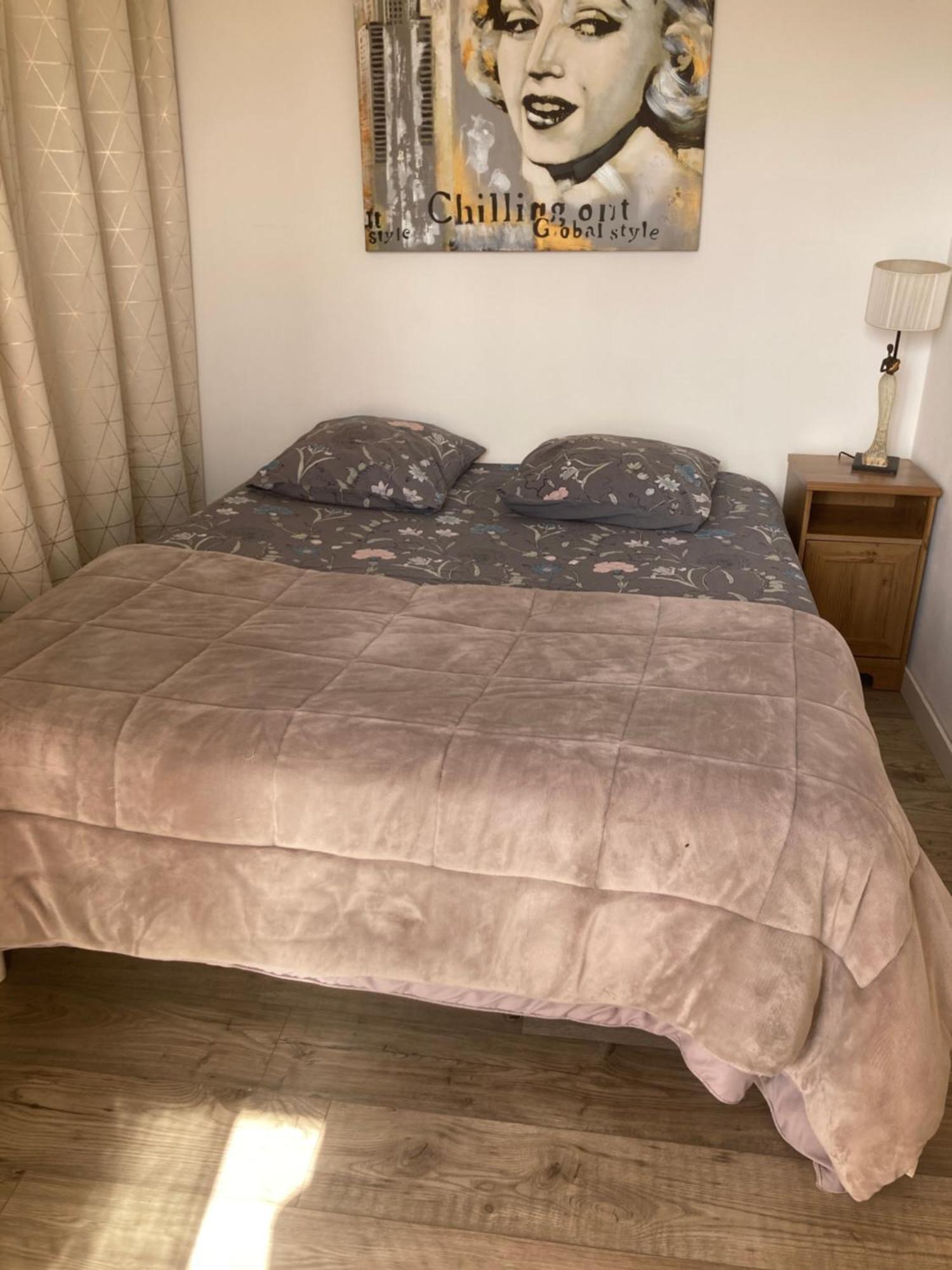 Appartement Vue Mer Acces Plage Antibes Exteriör bild